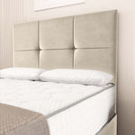 Lima Ottoman Divan Bed - Cream Plush Velvet