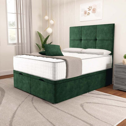 Lima Ottoman Divan Bed - Emerald Coniston