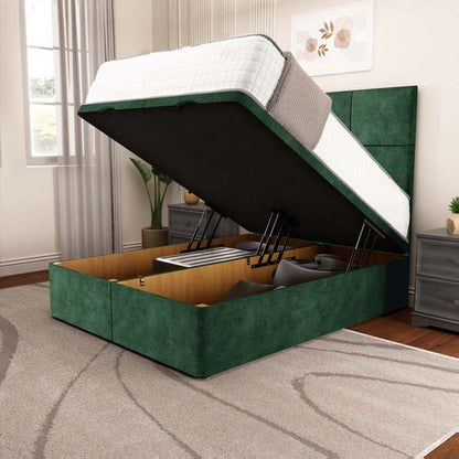 Lima Ottoman Divan Bed - Emerald Coniston