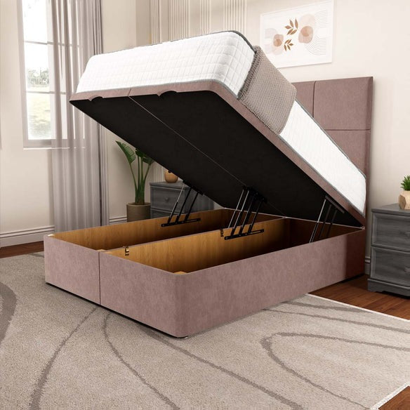 Lima Ottoman Divan Bed - Mauve Naples