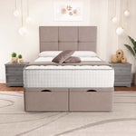 Lima Ottoman Divan Bed - Mauve Naples