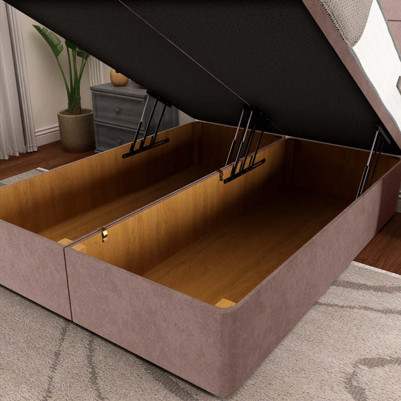 Lima Ottoman Divan Bed - Mauve Naples