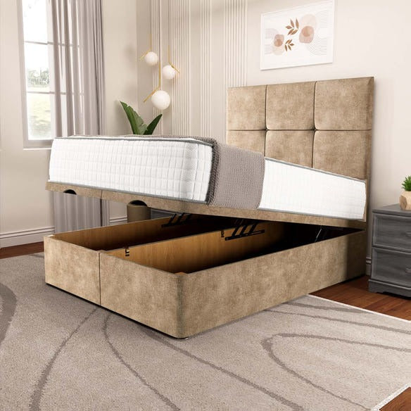 Lima Ottoman Divan Bed - Mink Coniston