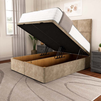 Lima Ottoman Divan Bed - Mink Coniston