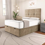 Lima Ottoman Divan Bed - Mink Coniston