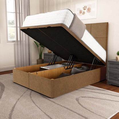 Lima Ottoman Divan Bed - Mink Naples