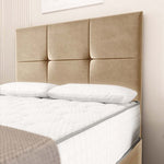Lima Ottoman Divan Bed - Mink Plush Velvet
