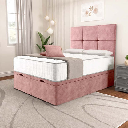 Lima Ottoman Divan Bed - Pink Coniston