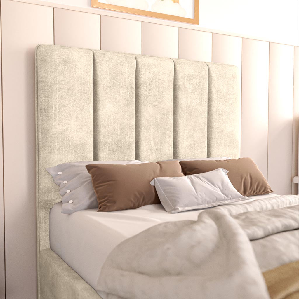 Lisbon Kids Upholstered Bed - Almond Coniston