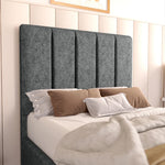 Lisbon Kids Upholstered Bed - Charcoal Chenille