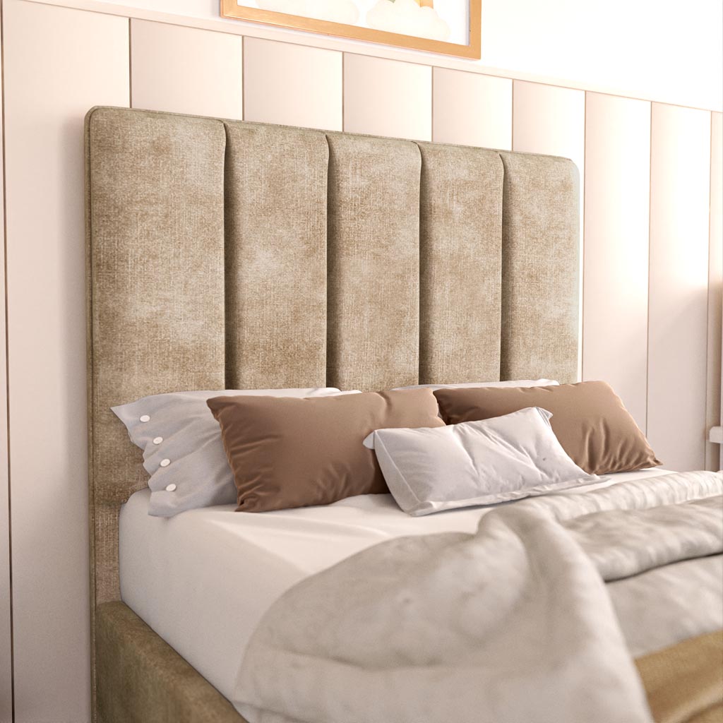 Lisbon Kids Upholstered Bed - Mink Coniston