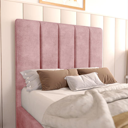 Lisbon Kids Upholstered Bed - Pink Coniston