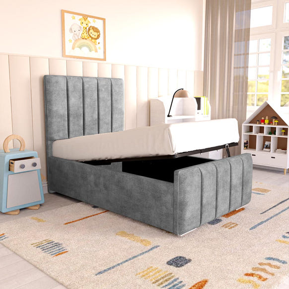 Lisbon Kids Upholstered Ottoman Bed - Armour Coniston
