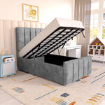 Lisbon Kids Upholstered Ottoman Bed - Armour Coniston
