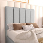 Lisbon Kids Upholstered Ottoman Bed - Silver Linoso