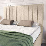Lisbon Upholstered Bed - Cream Chenille