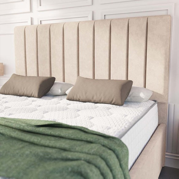 Lisbon Upholstered Bed - Cream Naples