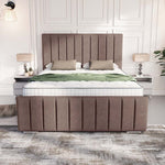 Lisbon Upholstered Bed - Mauve Naples