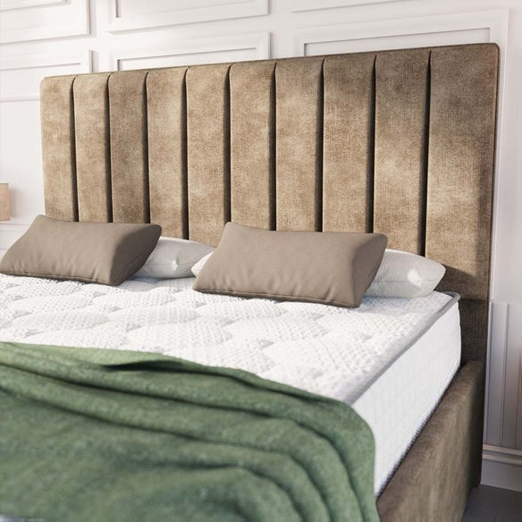 Lisbon Upholstered Bed - Mink Coniston