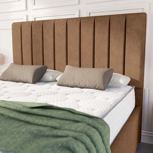 Lisbon Upholstered Bed - Mink Naples