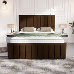 Lisbon Upholstered Bed - Mocca Plush Velvet