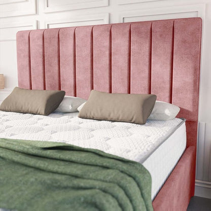 Lisbon Upholstered Bed - Pink Coniston