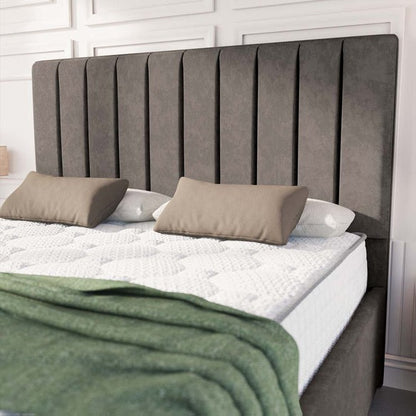 Lisbon Upholstered Bed - Slate Grey Naples