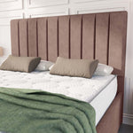 Lisbon Upholstered Ottoman Bed - Mauve Naples