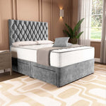 London Chesterfield Divan Bed - Armour Coniston