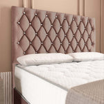 London Chesterfield Divan Bed - Mauve Naples