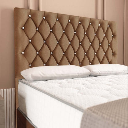 London Chesterfield Divan Bed - Mink Naples