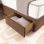 London Chesterfield Divan Bed - Mink Naples