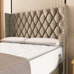 Luxor Ottoman Divan Bed - Mink Coniston