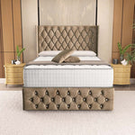 Luxor Ottoman Divan Bed - Mink Coniston