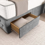 Luxor Wingback Divan Bed - Armour Coniston