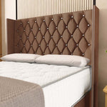 Luxor Wingback Divan Bed - Mink Naples