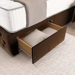 Luxor Wingback Divan Bed - Mocca Plush Velvet