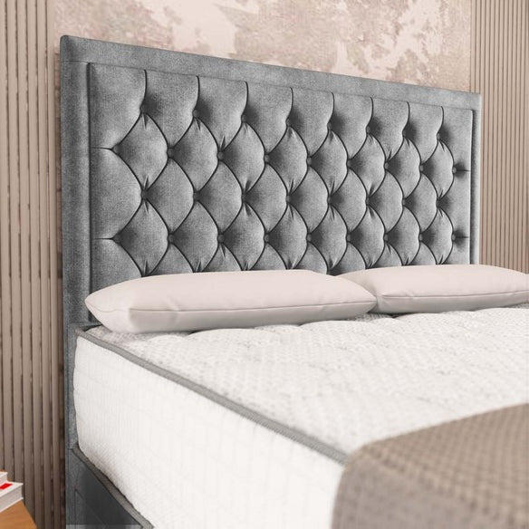 Madrid Chesterfield Divan Bed - Armour Coniston