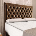 Madrid Chesterfield Divan Bed - Mocca Plush Velvet