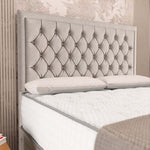 Madrid Chesterfield Divan Bed - Seal Grey Naples