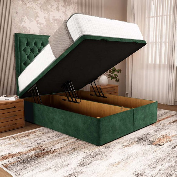 Madrid Ottoman Divan Bed - Emerald Coniston