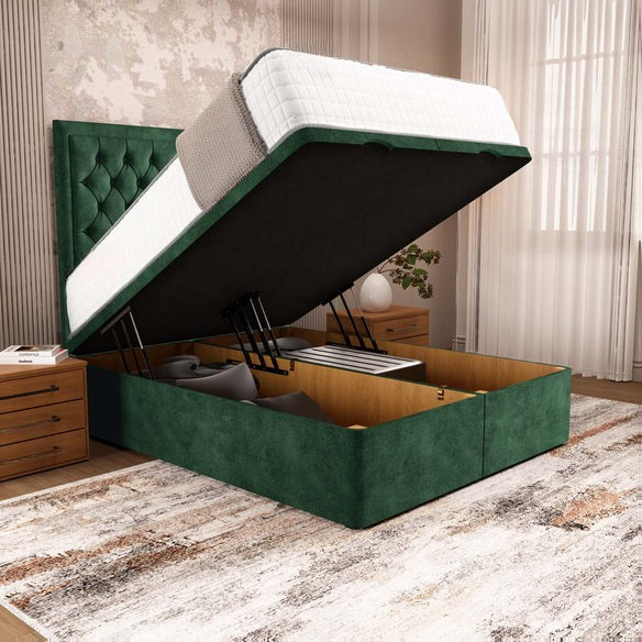 Madrid Ottoman Divan Bed - Emerald Coniston