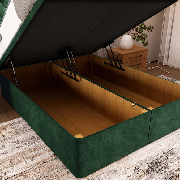 Madrid Ottoman Divan Bed - Emerald Coniston