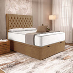 Madrid Ottoman Divan Bed - Mink Naples