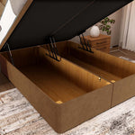 Madrid Ottoman Divan Bed - Mink Naples