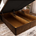 Madrid Ottoman Divan Bed - Mocca Plush Velvet
