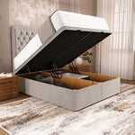 Madrid Ottoman Divan Bed - Seal Grey Naples