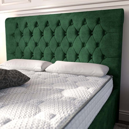 Melbourne Upholstered Bed - Emerald Coniston