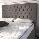 Melbourne Upholstered Bed - Slate Grey Naples