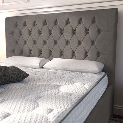 Melbourne Upholstered Bed - Slate Grey Naples
